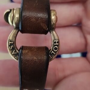James Avery Hold Fast Leather Bracelet